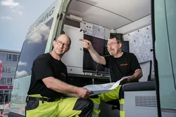 Saugbagger Regensburg im Einsatz